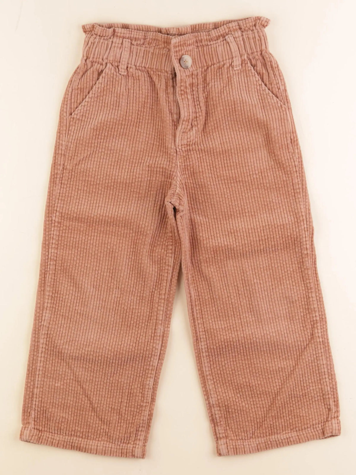 Vertbaudet - pantalon marron - 6 ans