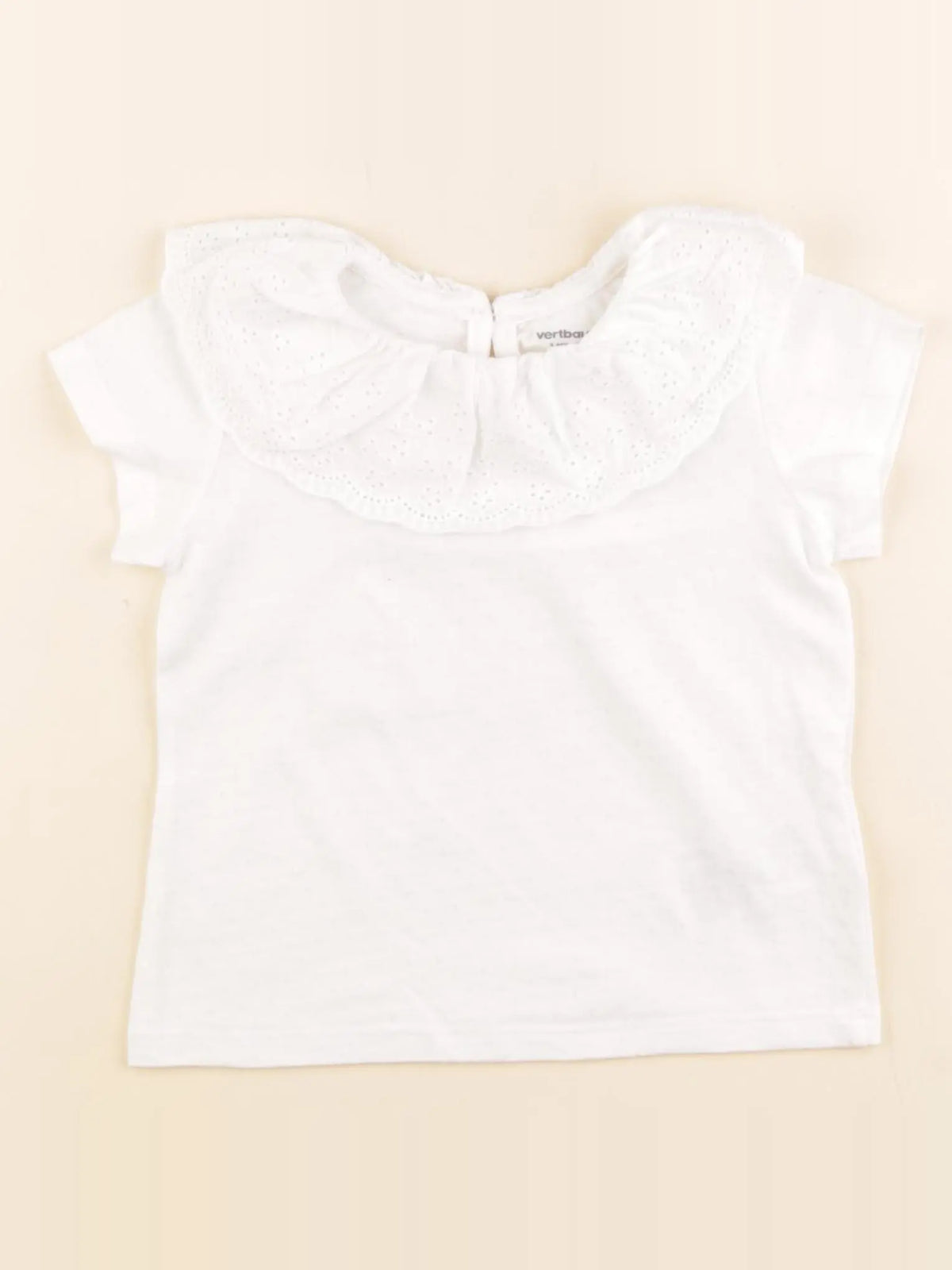 Vertbaudet - tee-shirt blanc - 3 ans