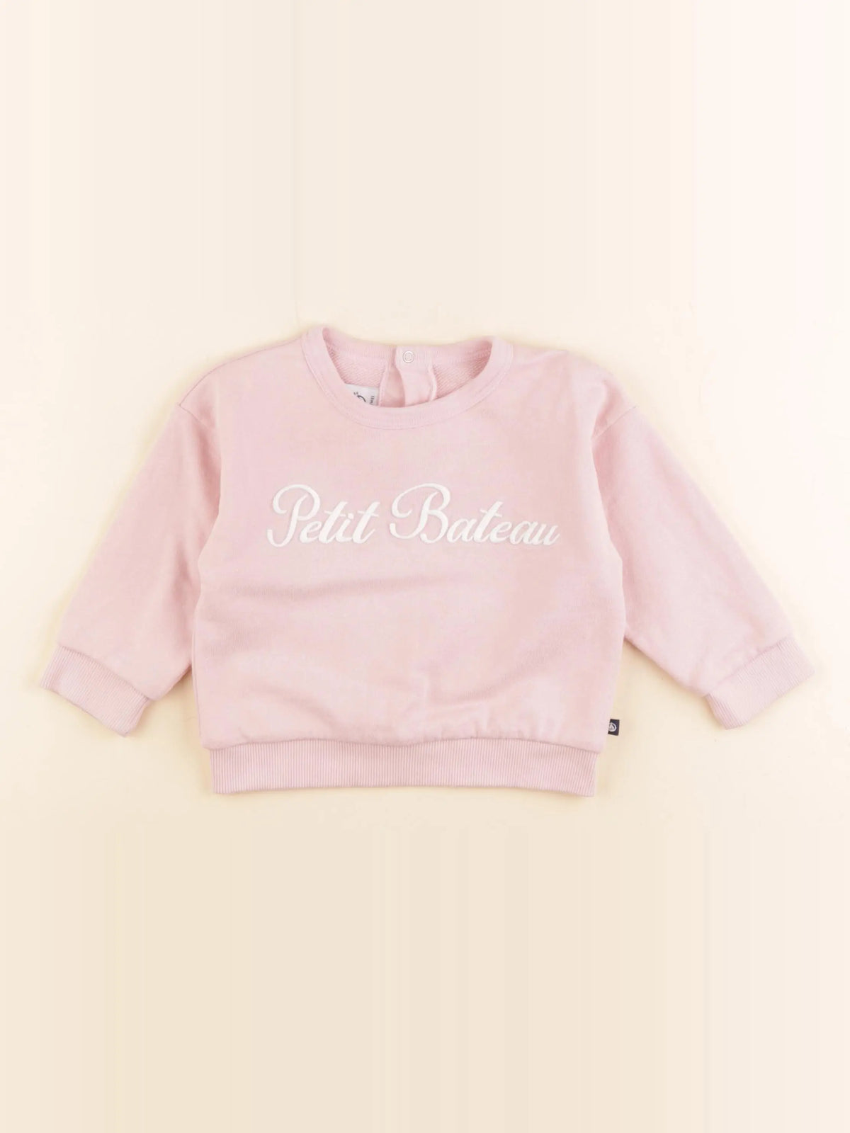 Petit Bateau - sweat rose - 18 mois