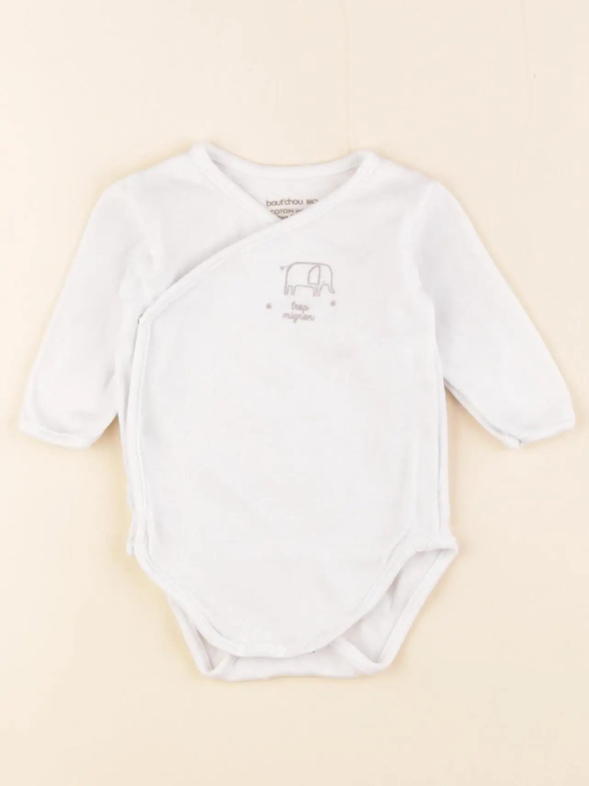 Boutchou - body blanc - 1 mois