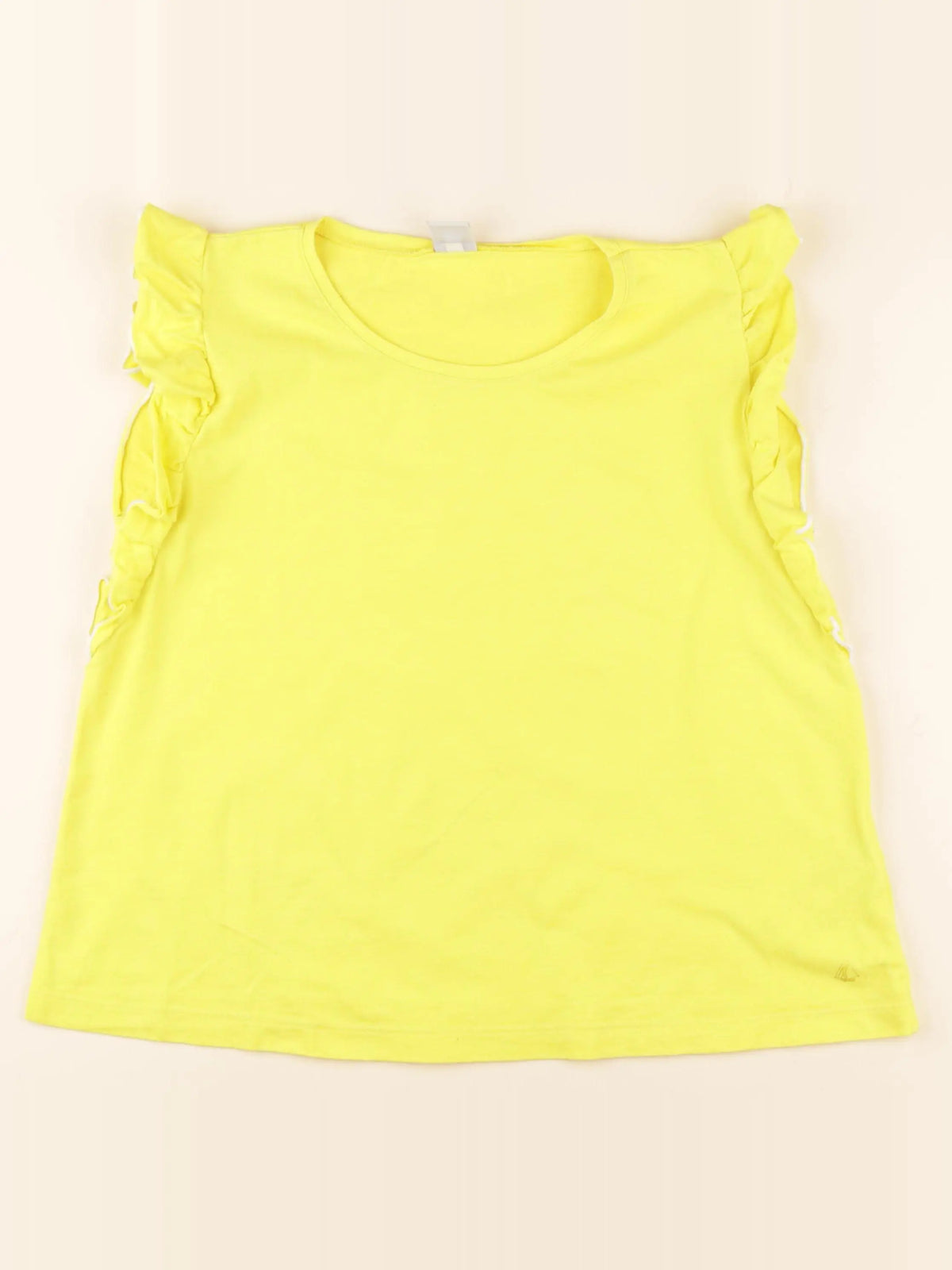 Petit Bateau - débardeur jaune fluo - 10 ans
