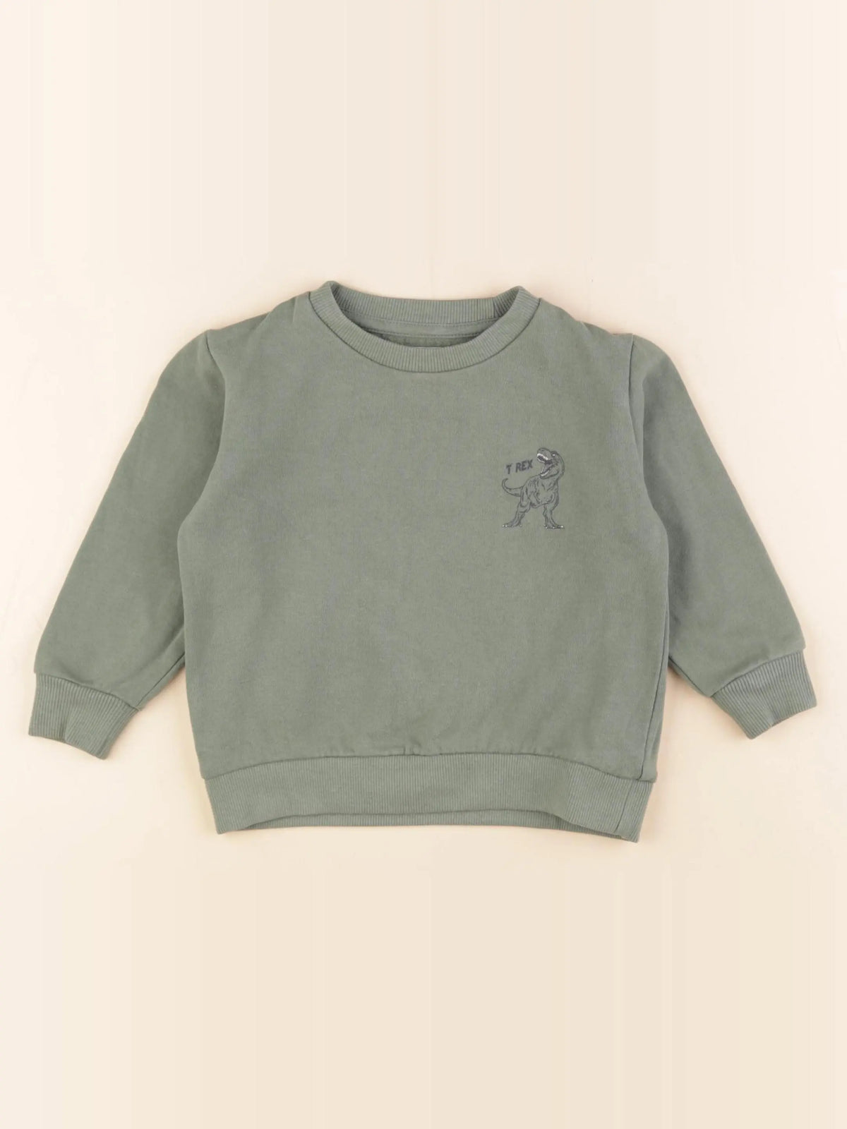 Vertbaudet - sweat vert - 3 ans