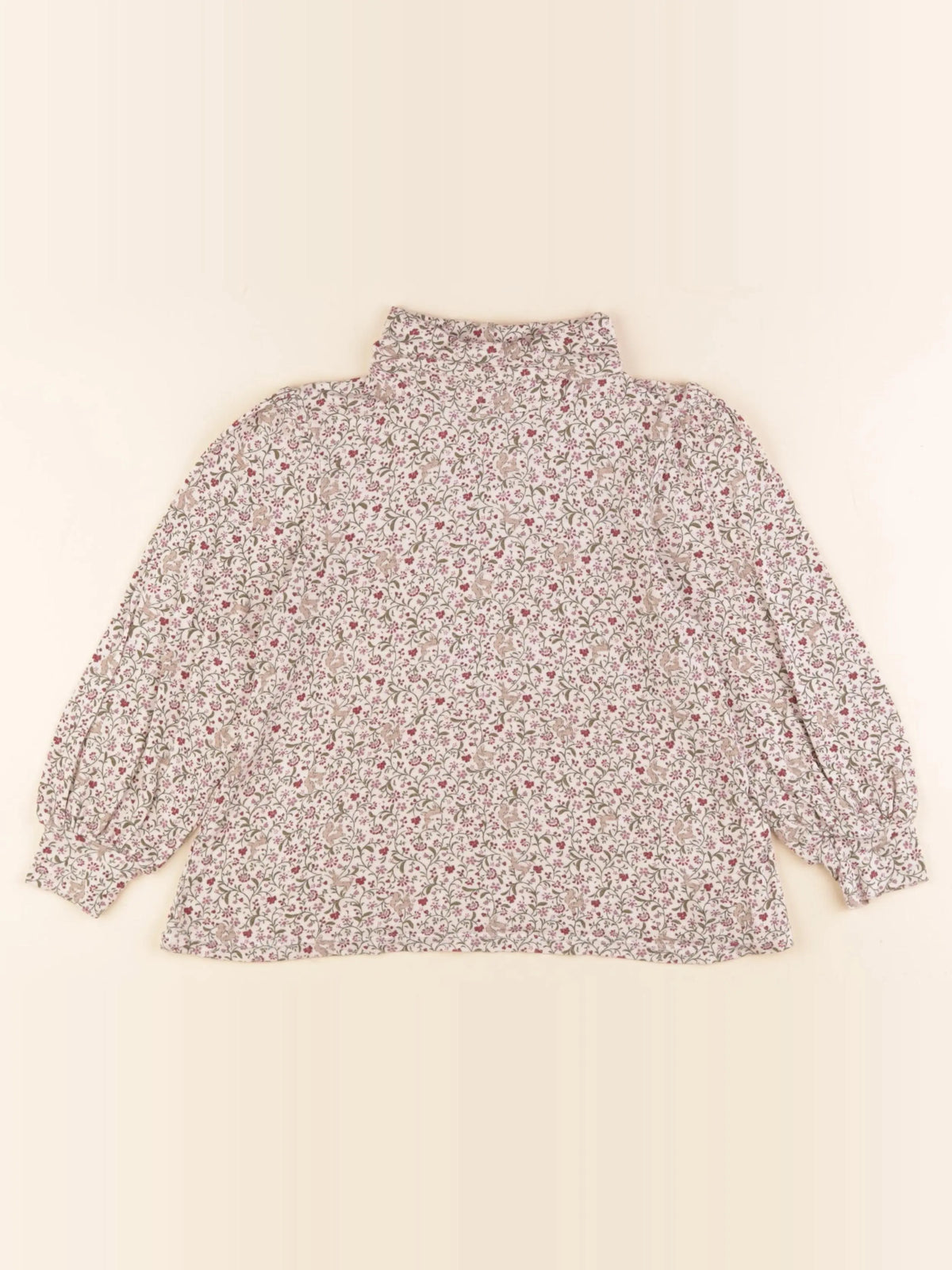 Vertbaudet - sous-pull beige - 6 ans