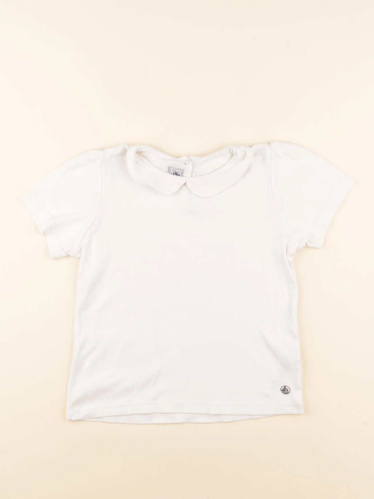 Petit Bateau - tee-shirt blanc - 8 ans