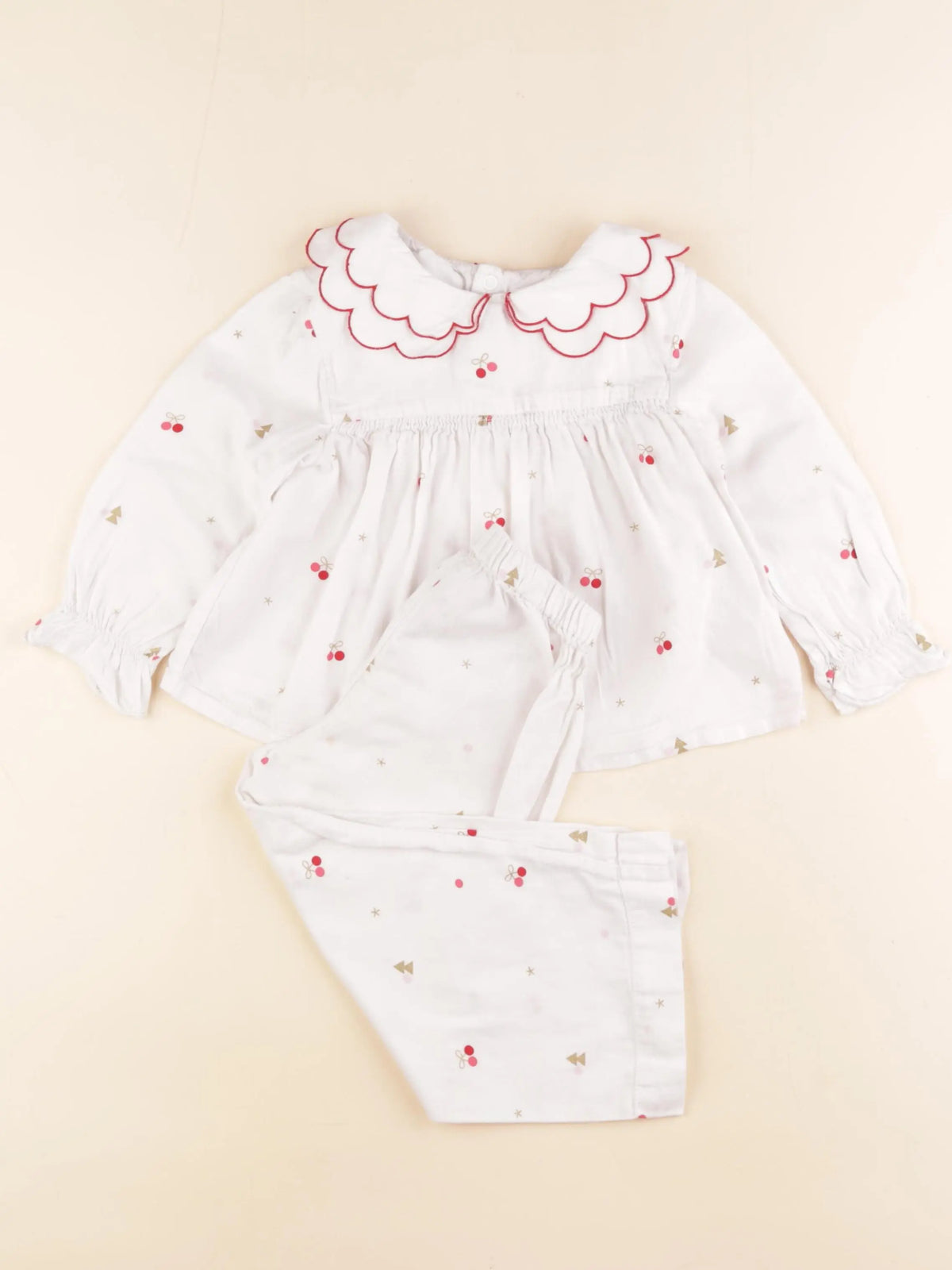 Jacadi - pyjama coton blanc - 3 ans