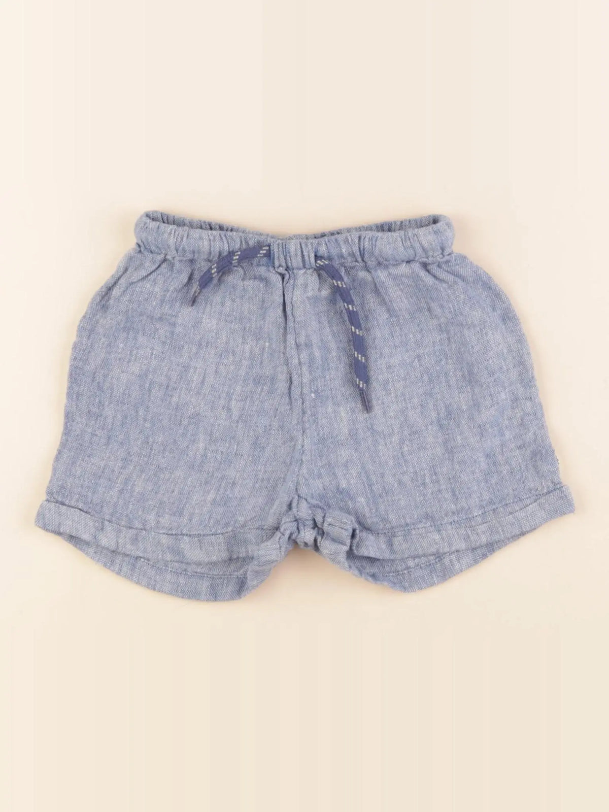Arsène et les pipelettes - short bleu - 36 mois