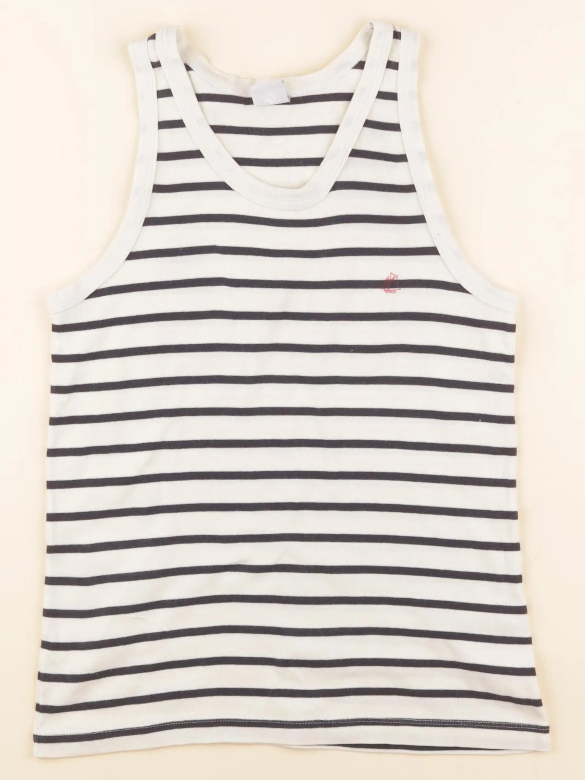 Petit Bateau - débardeur beige, bleu - 12 ans