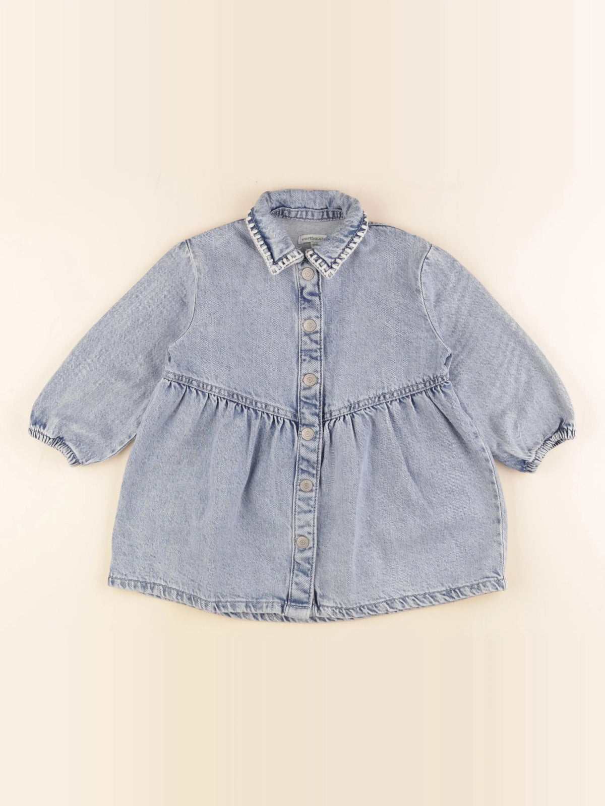 Vertbaudet - blouse bleu - 3 ans