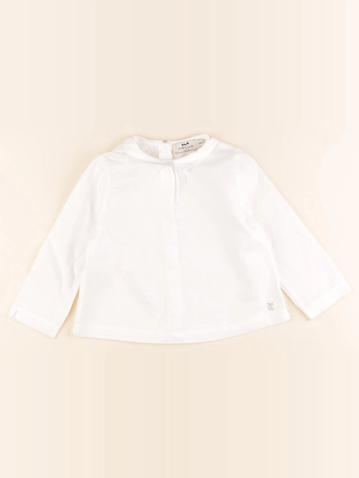 Cyrillus - blouse blanc - 24 mois