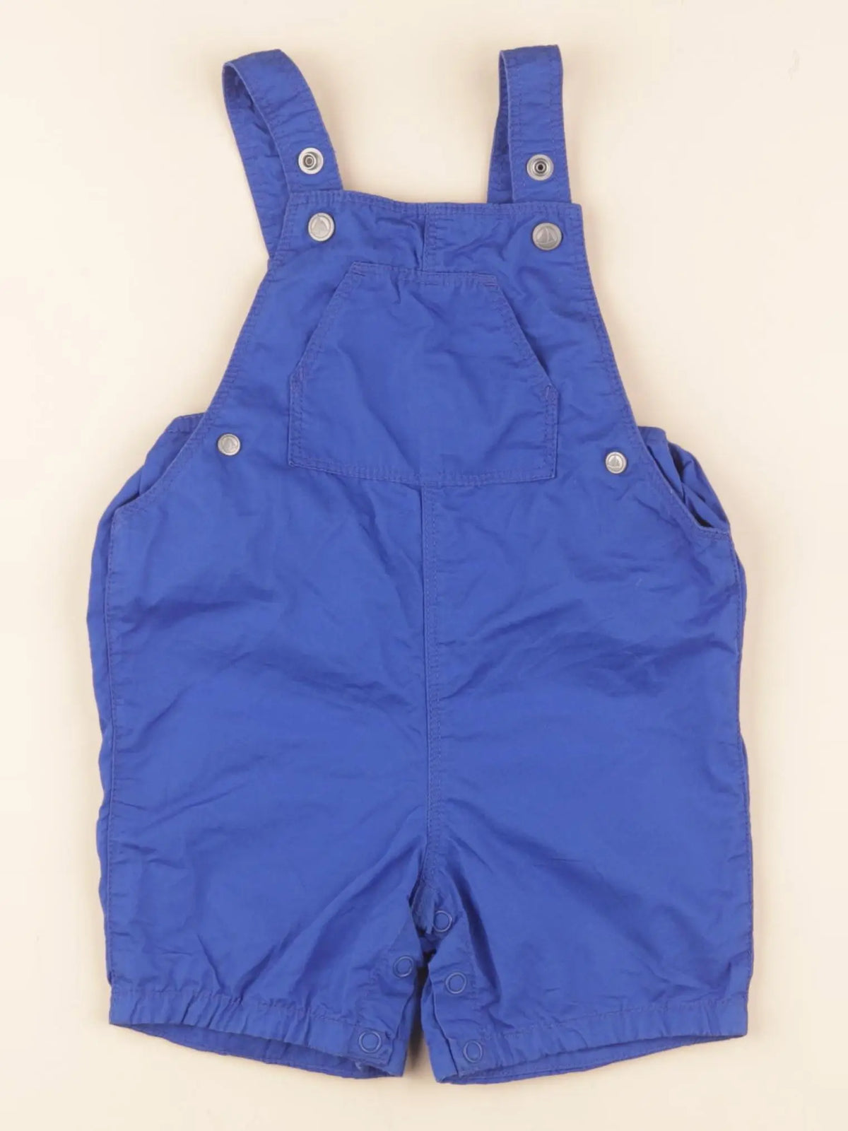 Petit Bateau - salopette bleu - 12 mois
