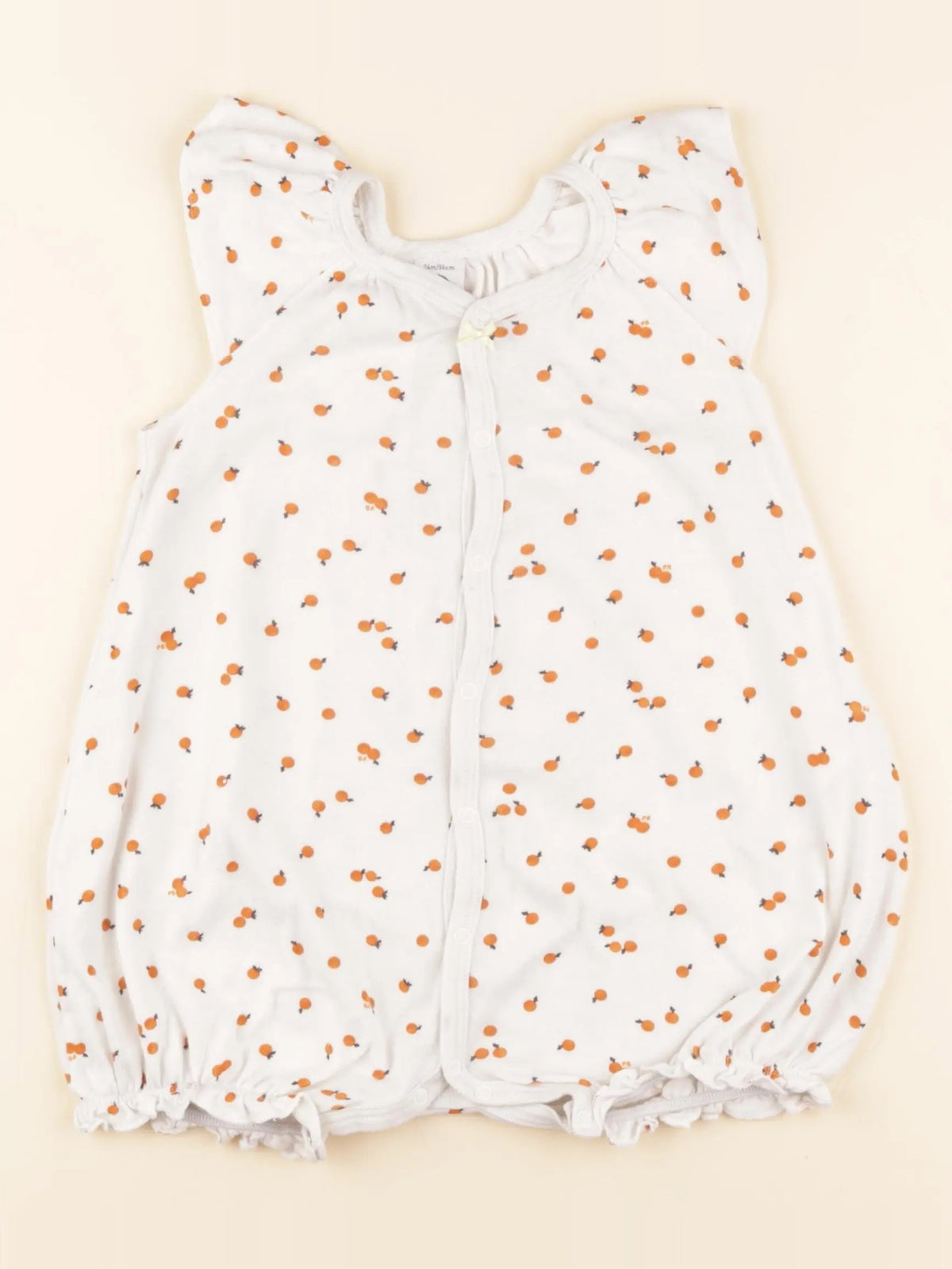 Petit Bateau - pyjama coton blanc - 24 mois