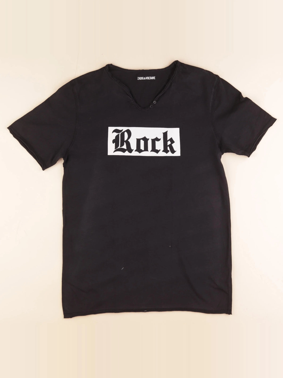 Zadig & Voltaire - tee-shirt noir - 16 ans