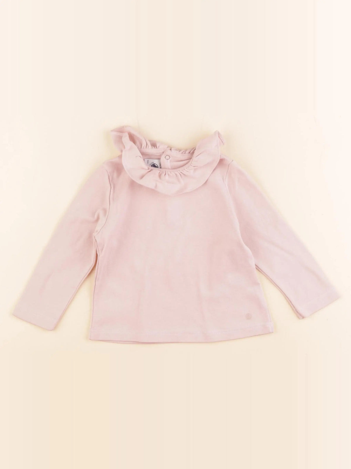 Petit Bateau - tee-shirt rose - 12 mois