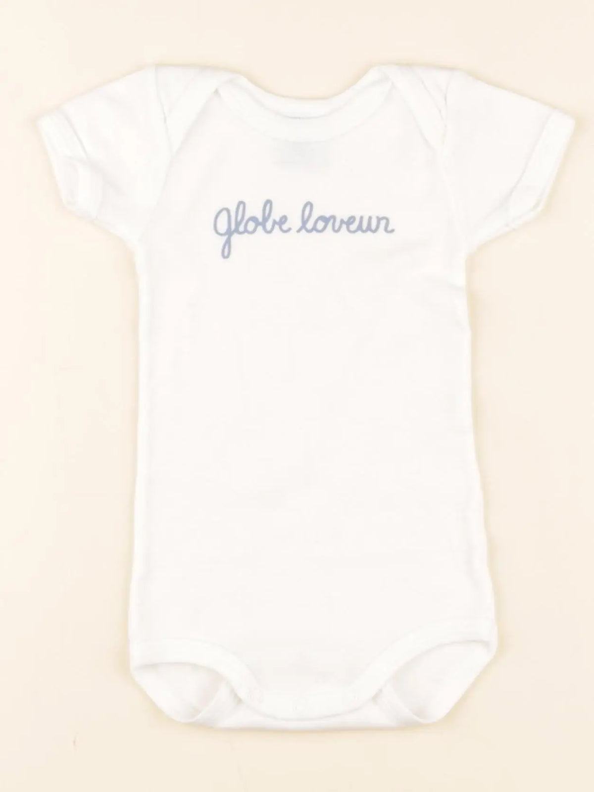 Petit Bateau - body blanc, bleu - 3 mois