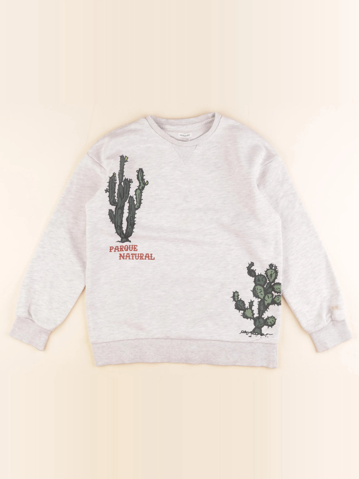 Vertbaudet - sweat gris - 10 ans