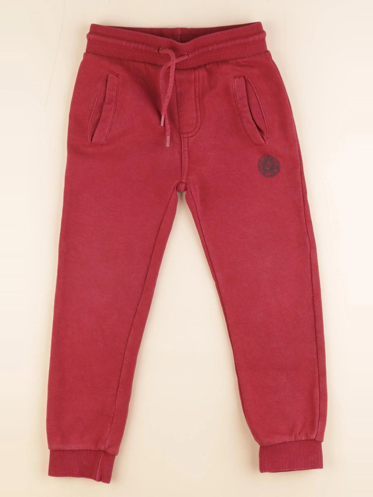 Vertbaudet - jogging rouge - 6 ans