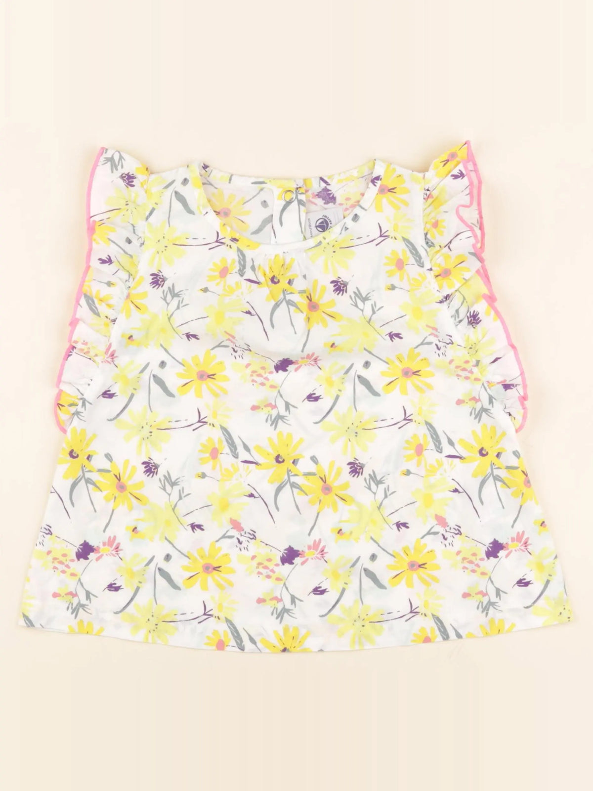 Petit Bateau - blouse multicolore - 4 ans