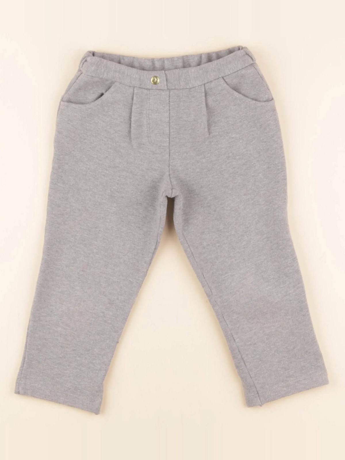 Petit Bateau - pantalon gris - 4 ans