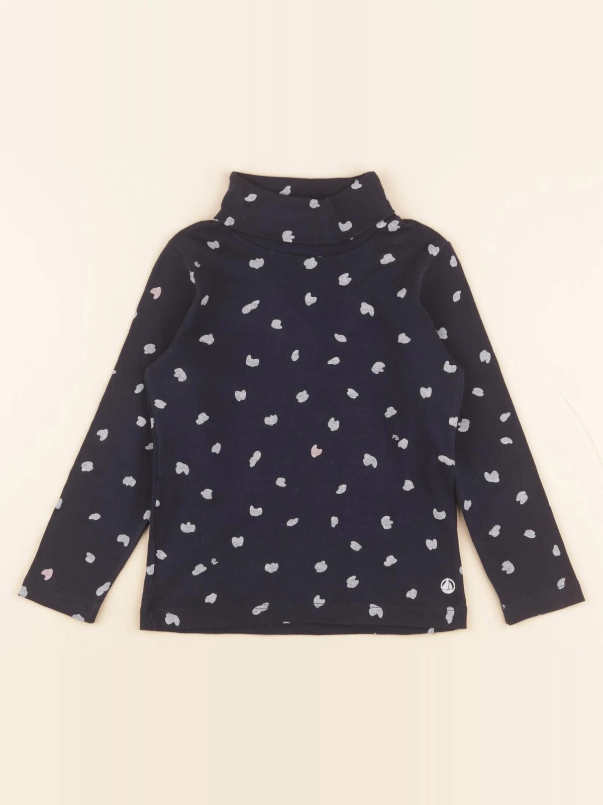 Petit Bateau - sous-pull bleu - 4 ans