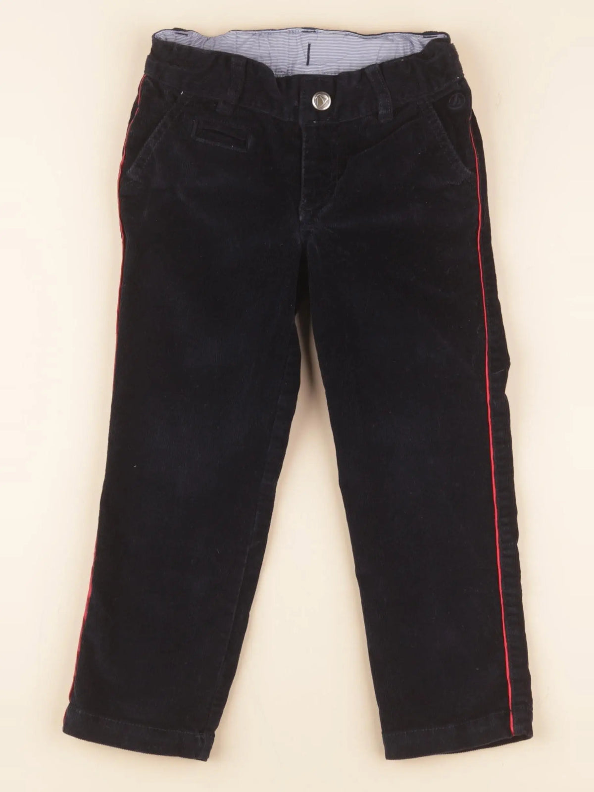 Petit Bateau - pantalon bleu - 3 ans