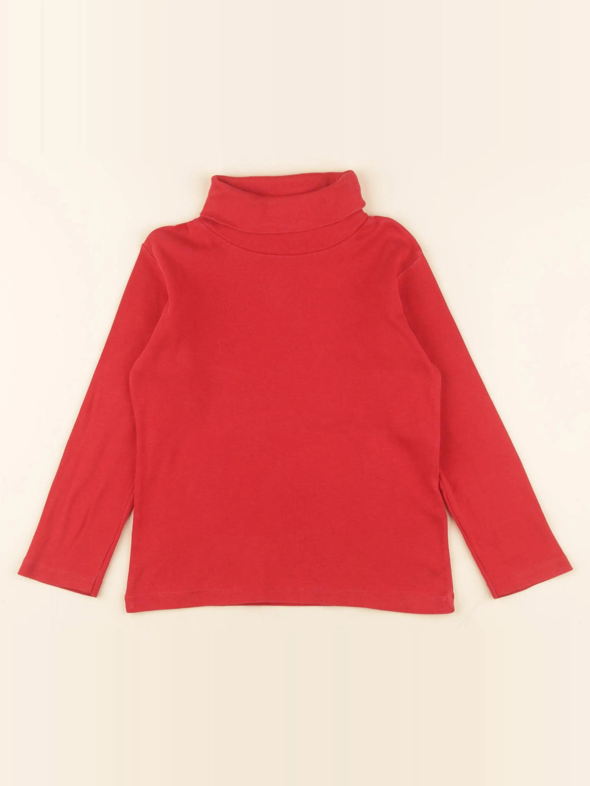 Petit Bateau - sous-pull rouge - 4 ans
