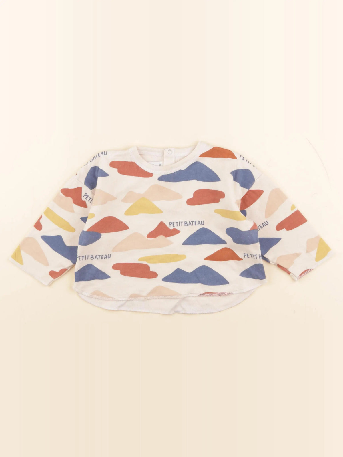 Petit Bateau - tee-shirt multicolore - 18 mois