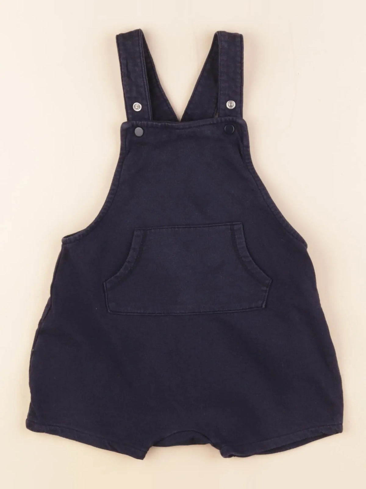 H&M - salopette bleu - 9/12 mois