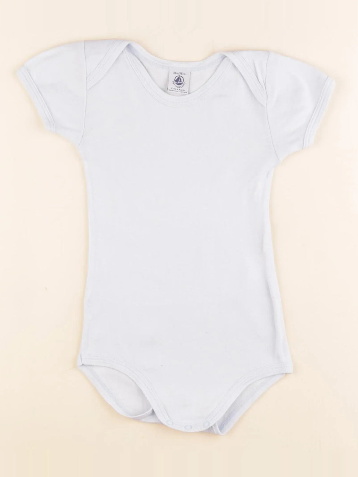Petit Bateau - body bleu - 36 mois