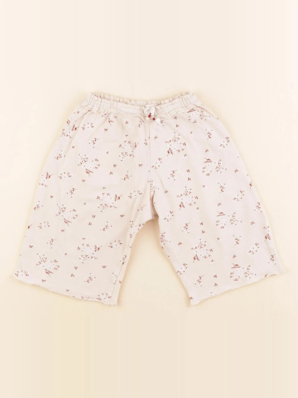 Zara - short beige - 12/18 mois