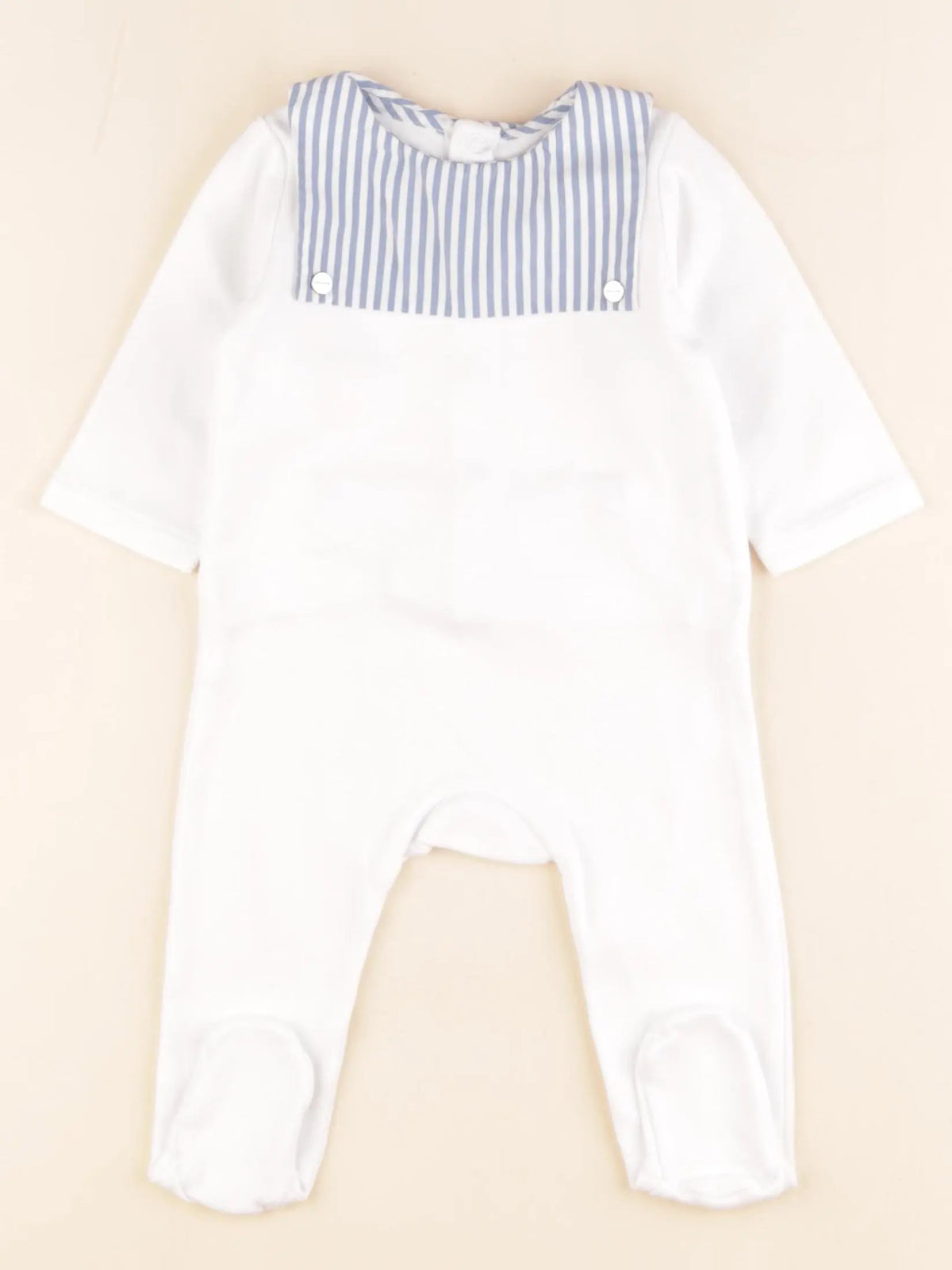Jacadi - pyjama coton blanc - 6 mois