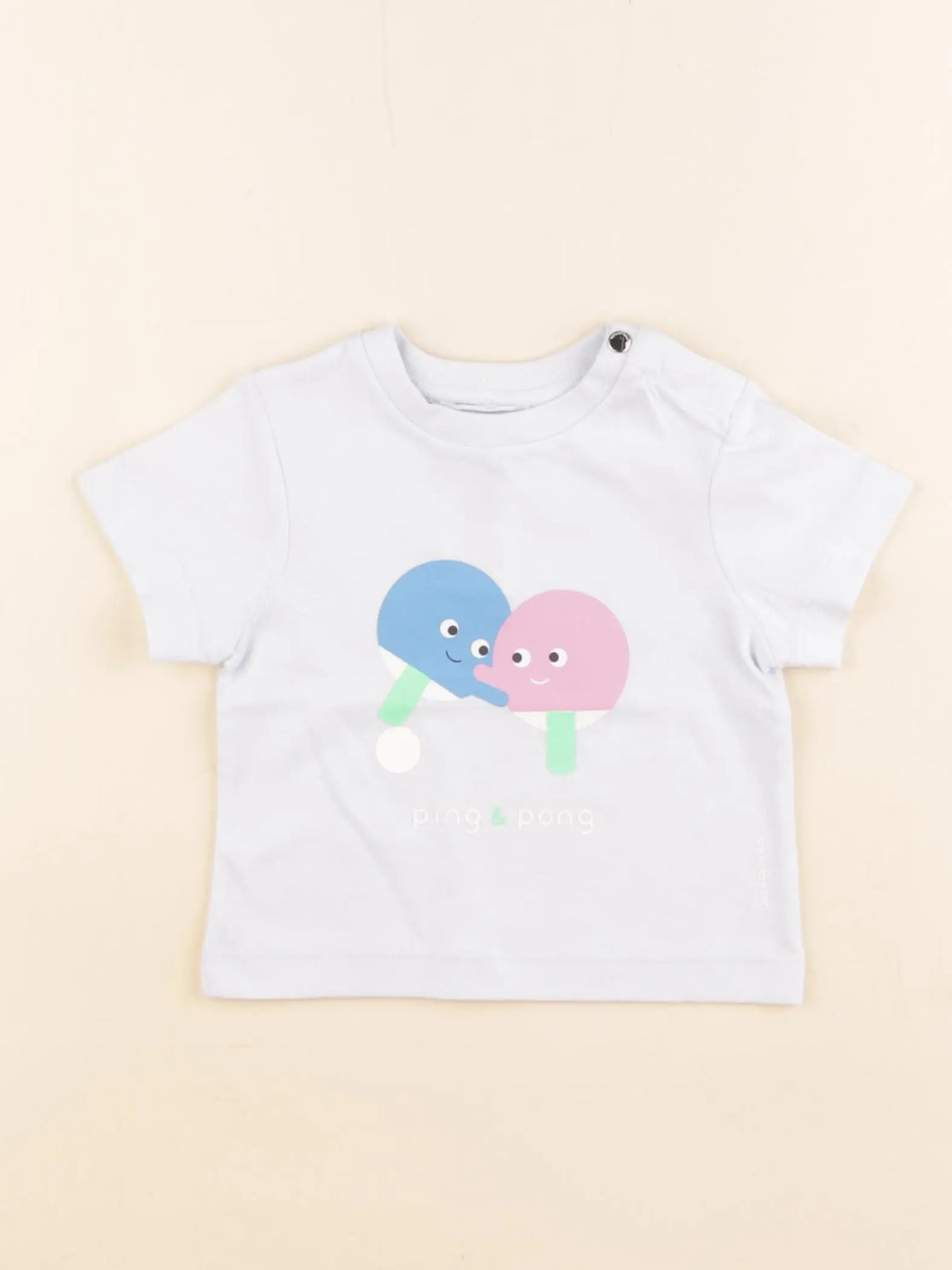 Jacadi - tee-shirt bleu - 6 mois