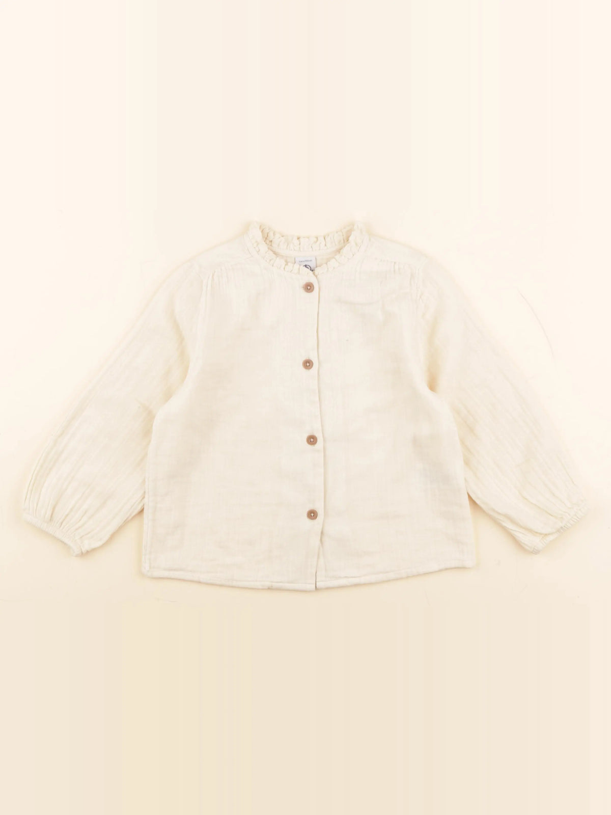 Petit Bateau - blouse beige - 4 ans