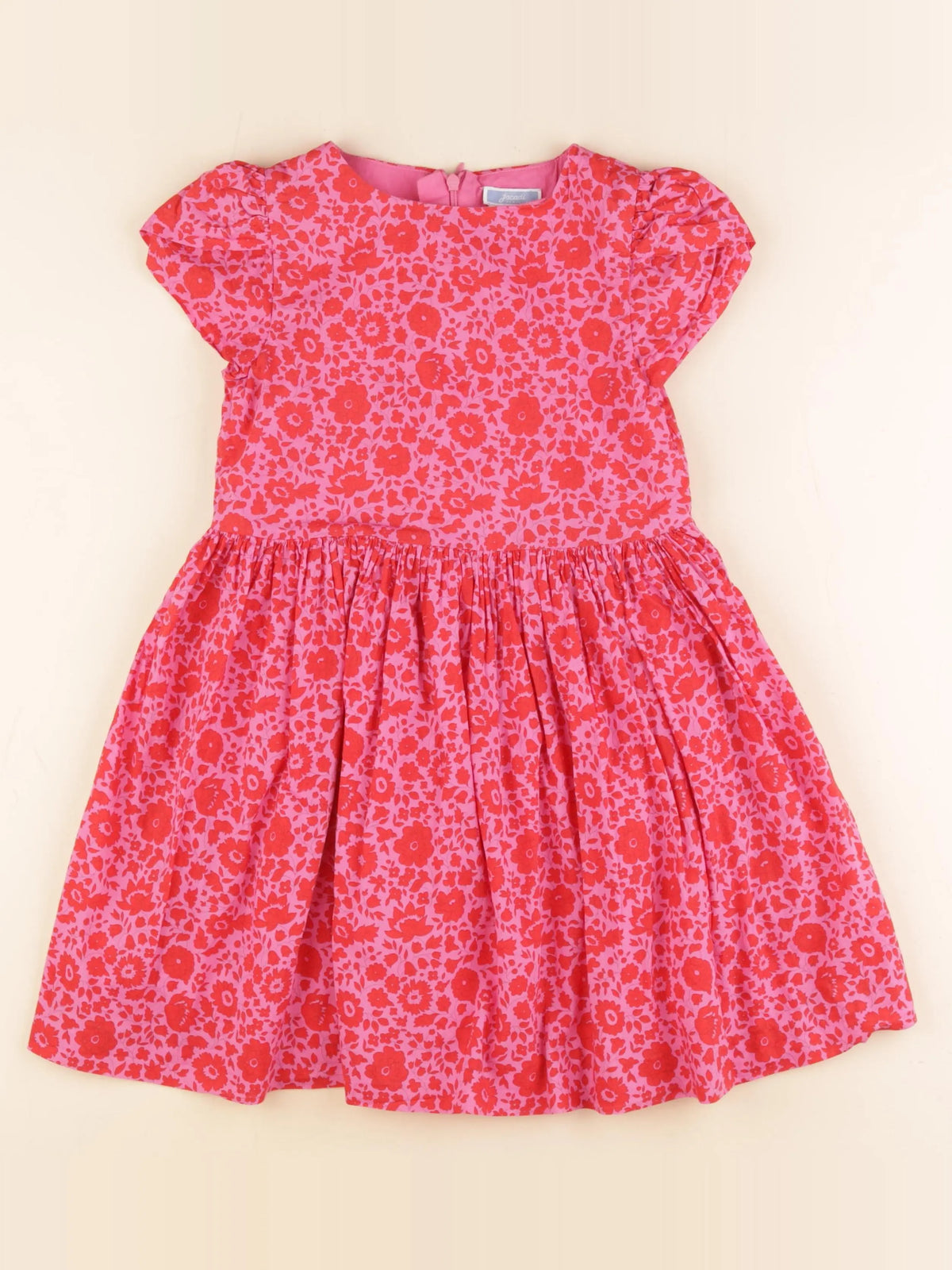 Jacadi - robe liberty rose - 8 ans