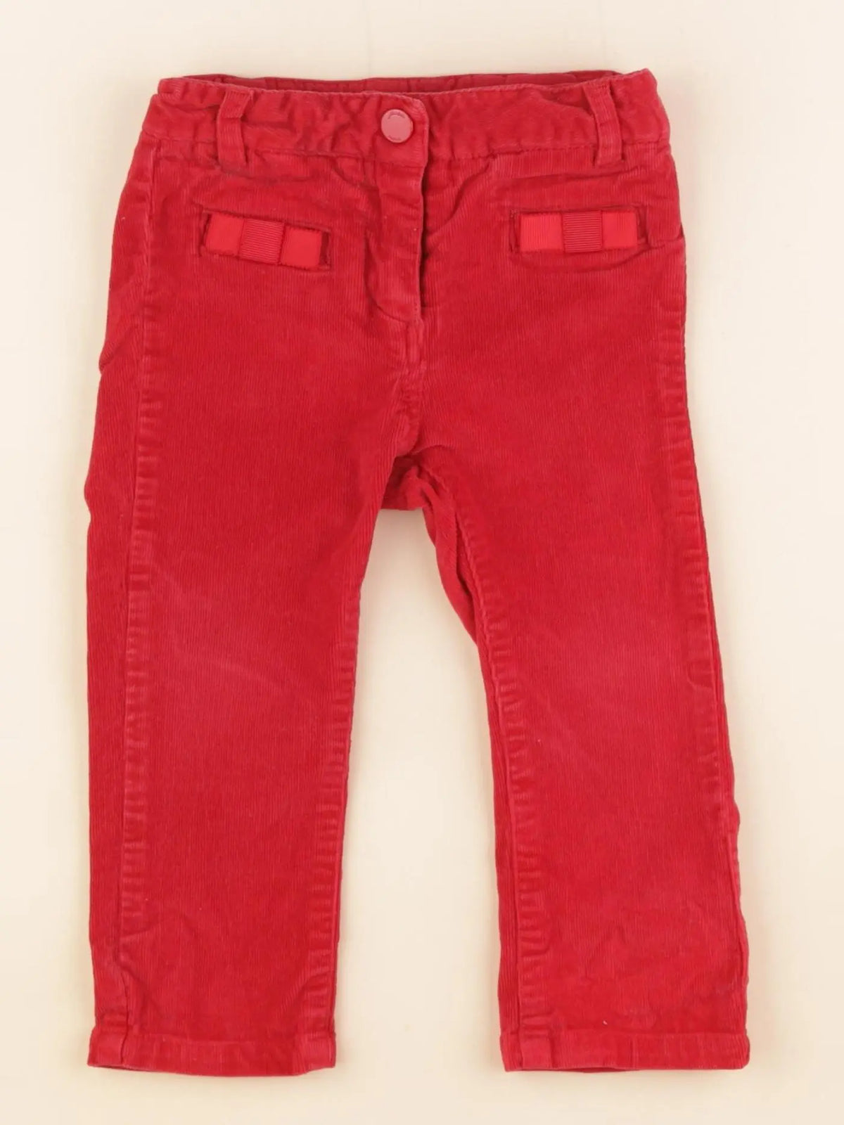 Jacadi - pantalon rouge - 18 mois