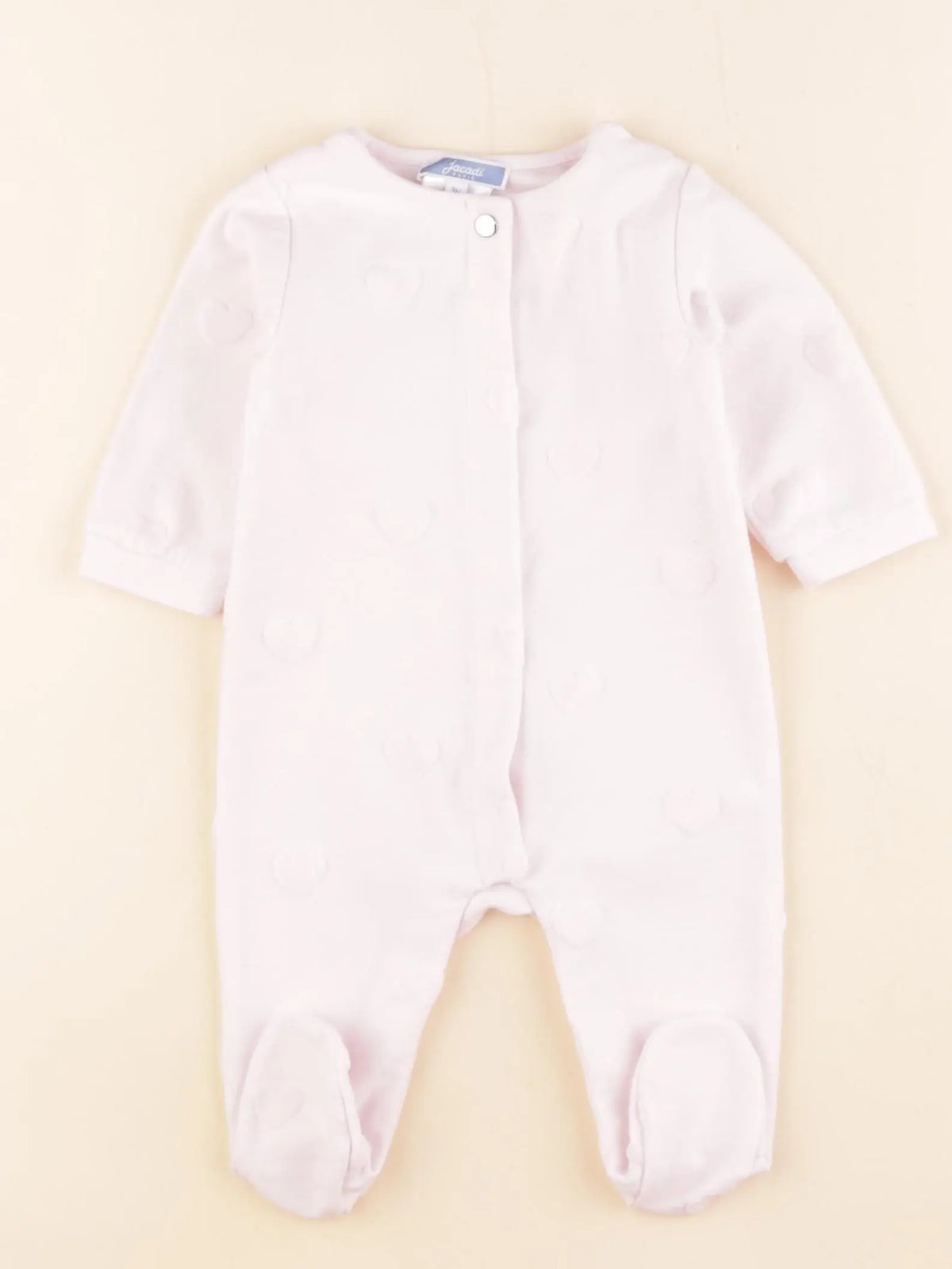 Jacadi - pyjama coton rose - 3 mois
