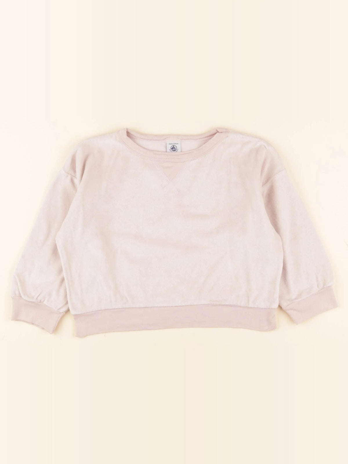 Petit Bateau - sweat rose - 4 ans