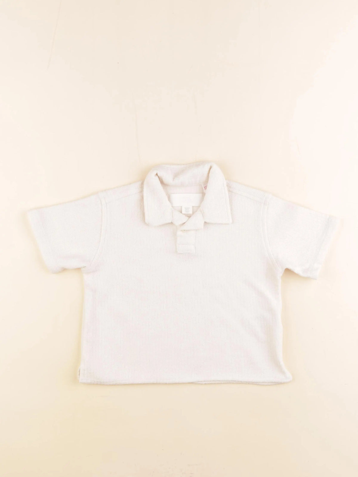 Zara - polo blanc - 18 mois
