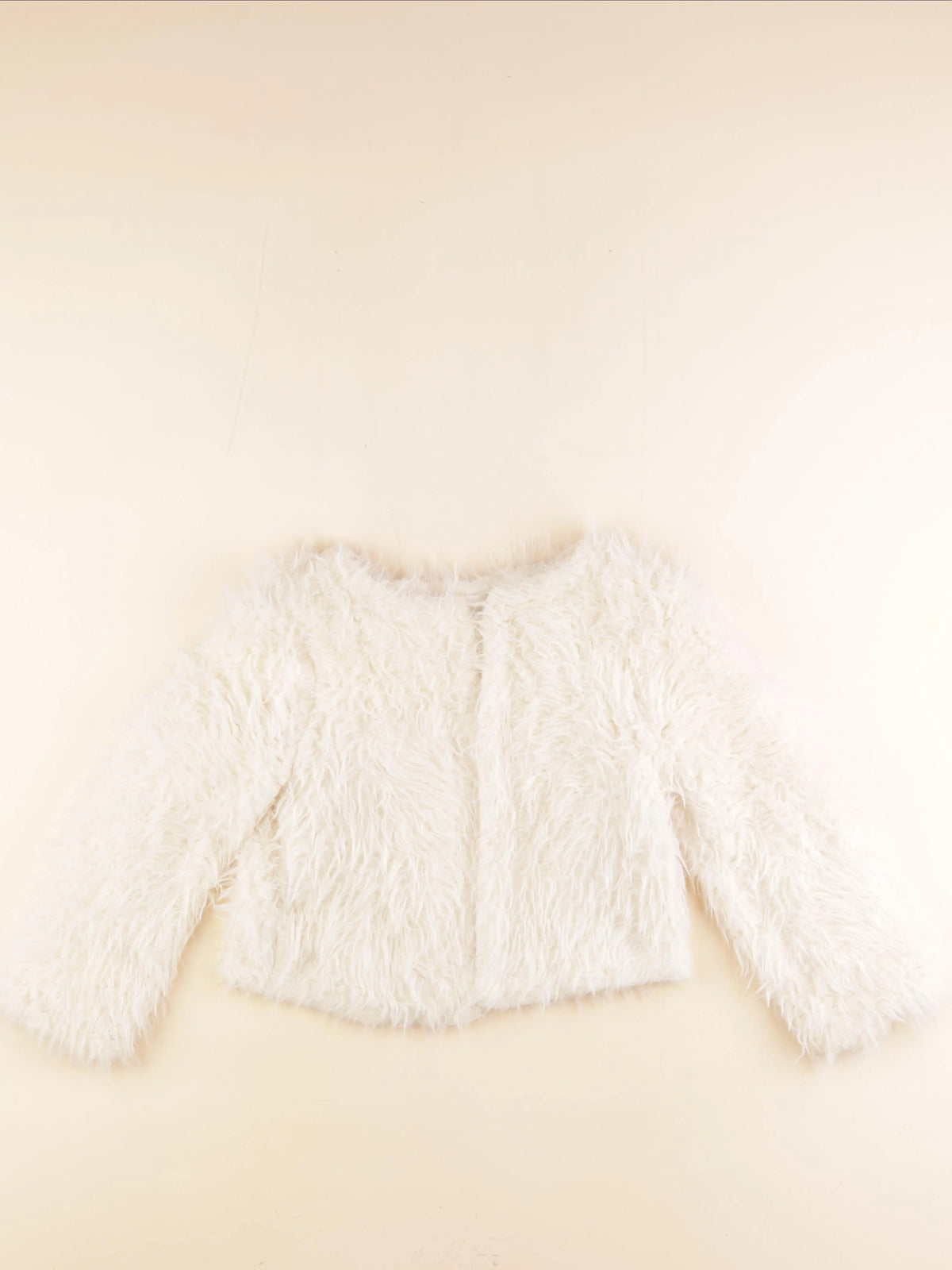 H&M - veste blanc - 6/8 ans