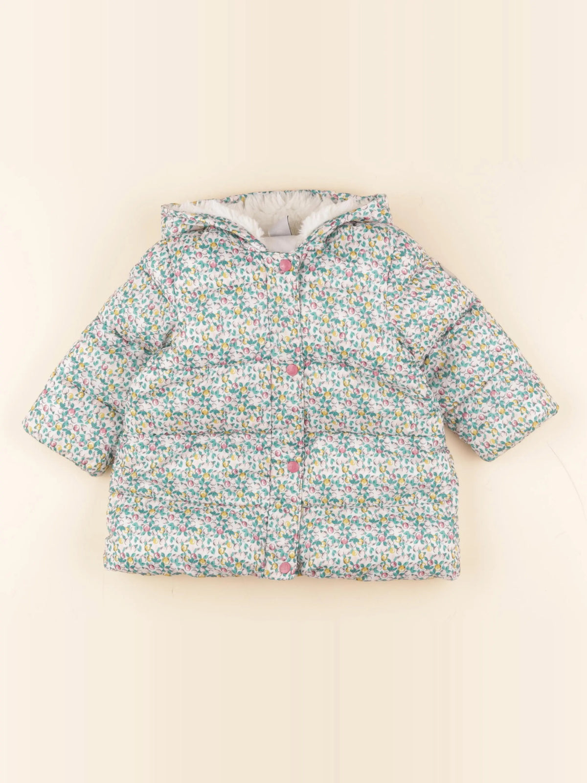 Petit Bateau - doudoune multicolore - 24 mois