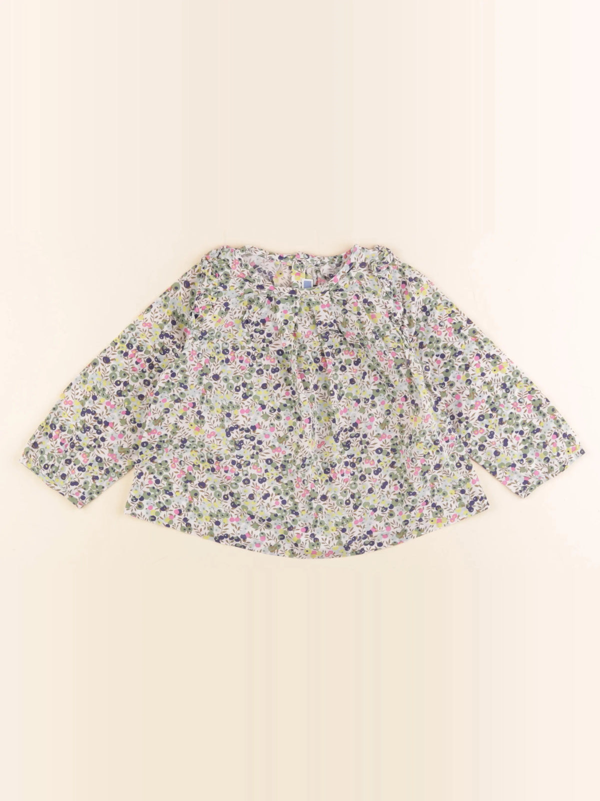 Jacadi - blouse liberty multicolore - 24 mois