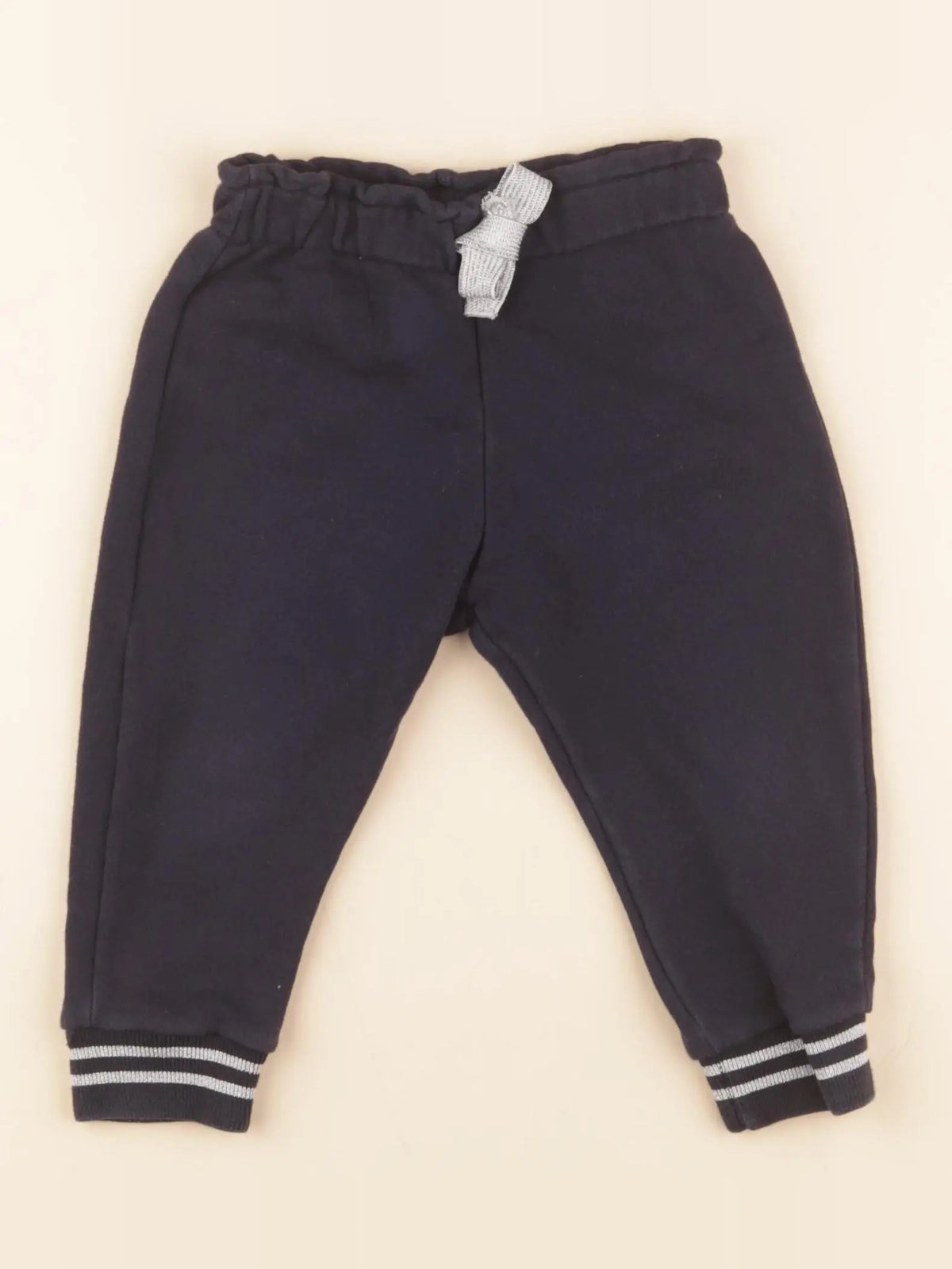 Petit Bateau - pantalon bleu - 18 mois