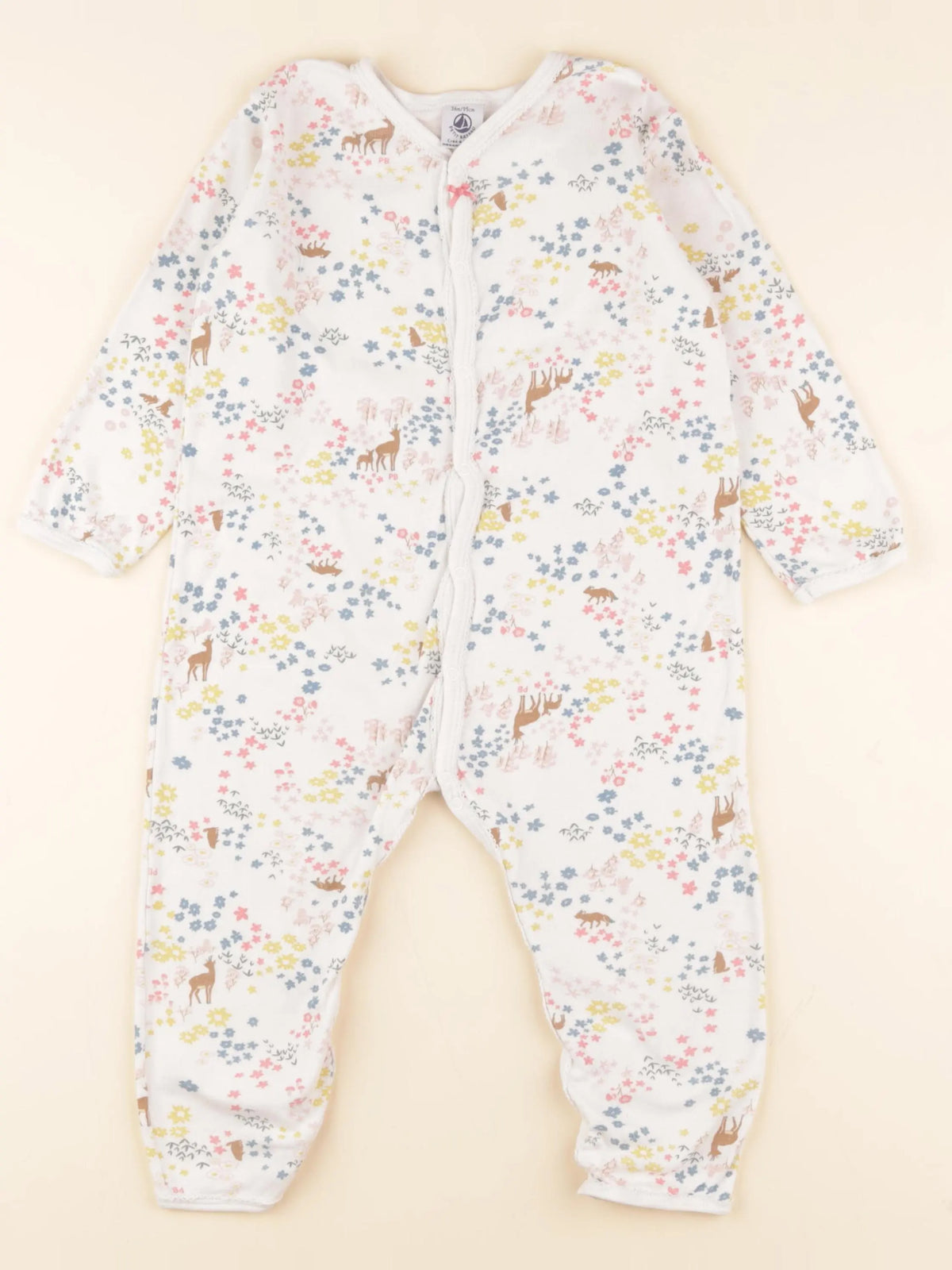 Petit Bateau - pyjama coton multicolore - 36 mois