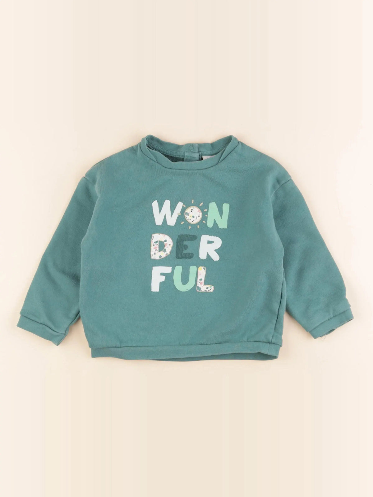 Tape à l'oeil - sweat vert - 24 mois