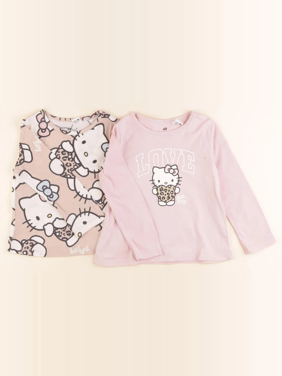 H&M - lot de 2 tee-shirts multicolore - 18/24 mois