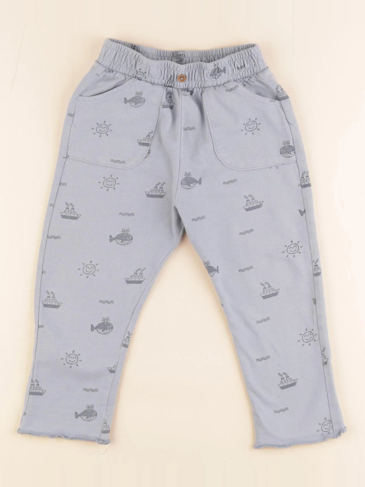 Vertbaudet - pantalon bleu - 24 mois