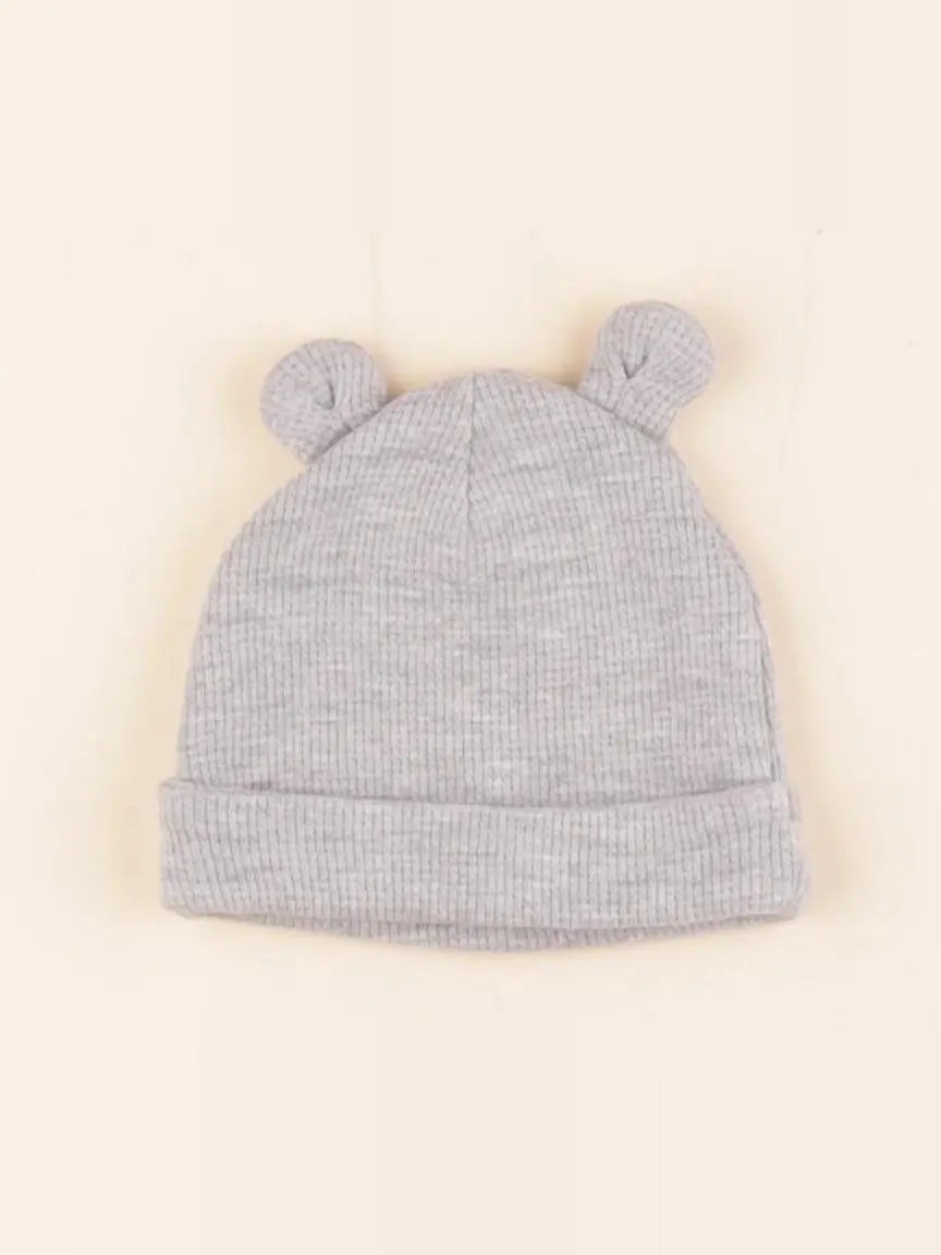 Vertbaudet - bonnet gris - 0/1 mois