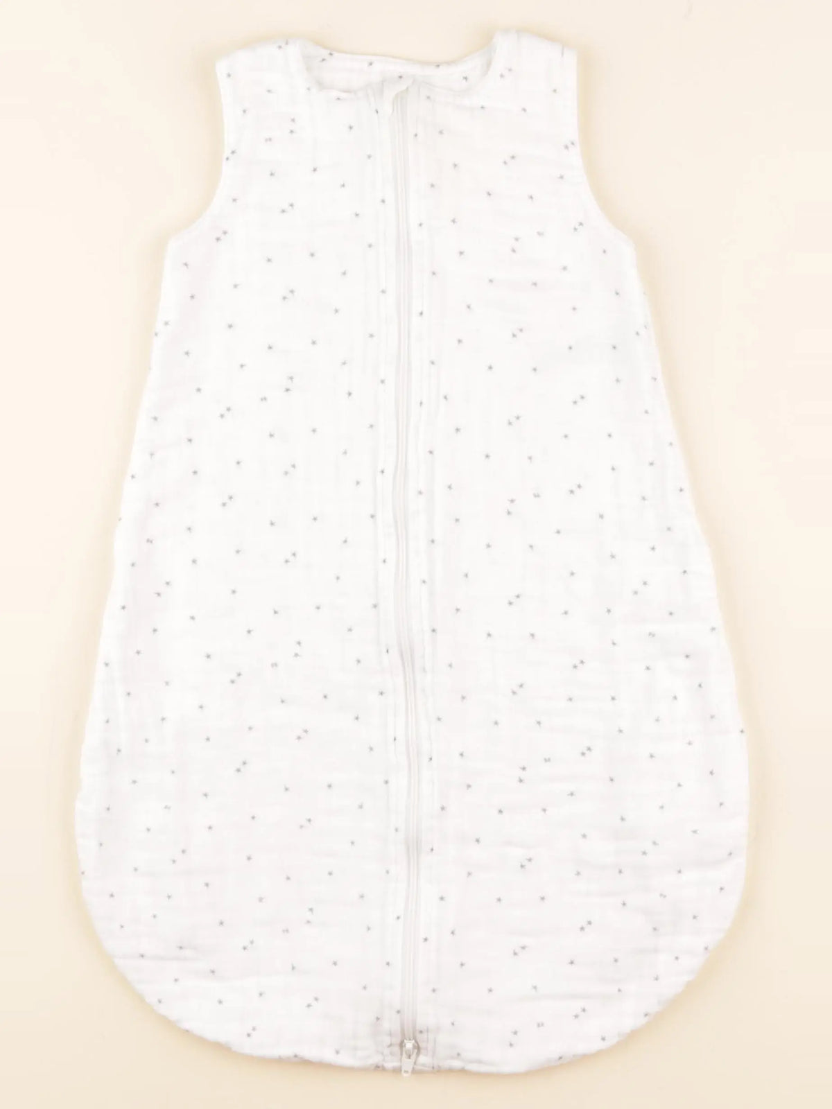 Petit Bateau - gigoteuse TOG 1 blanc, gris - 0/6 mois