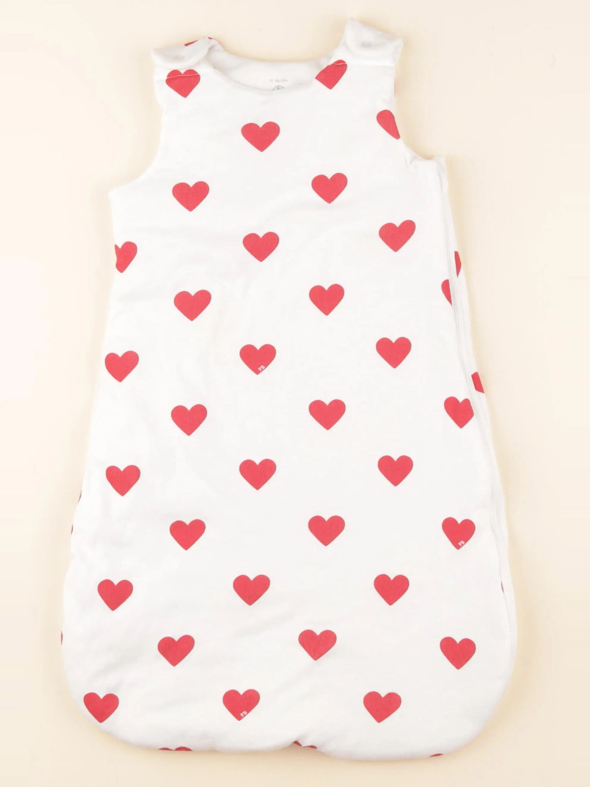 Petit Bateau - gigoteuse TOG 1 blanc, rouge - 0/6 mois