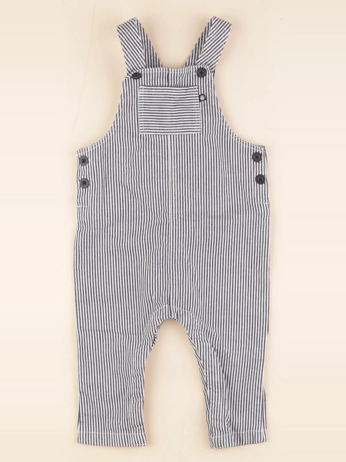 Petit Bateau - salopette bleu - 24 mois
