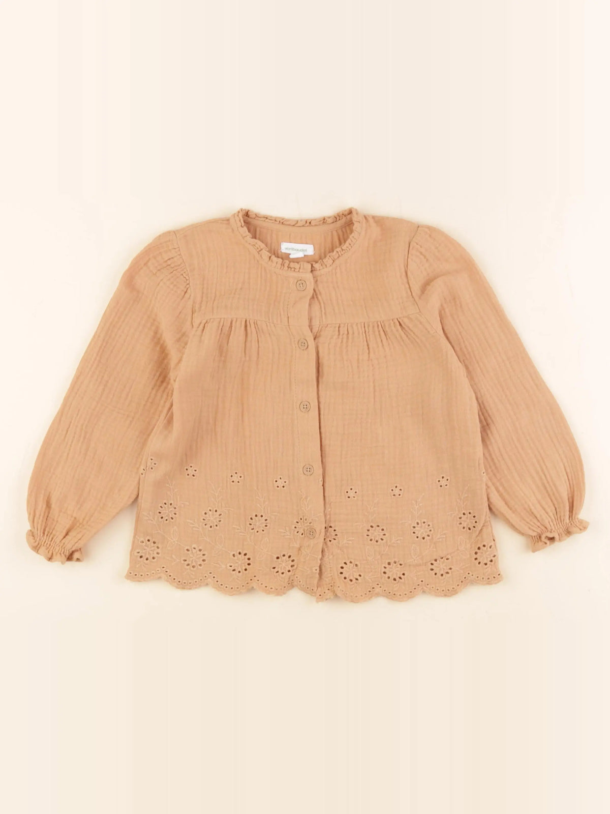 Vertbaudet - blouse marron - 36 mois